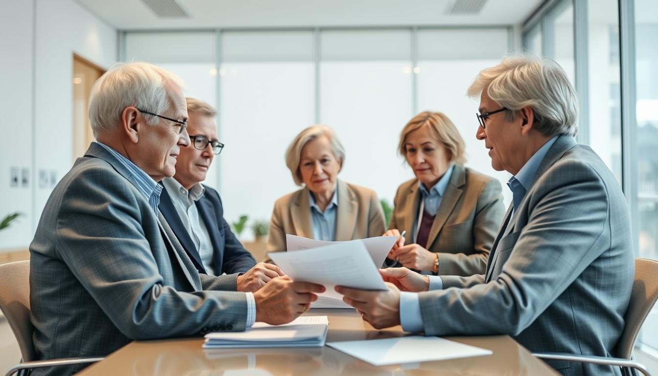 Preparations for a real estate closing